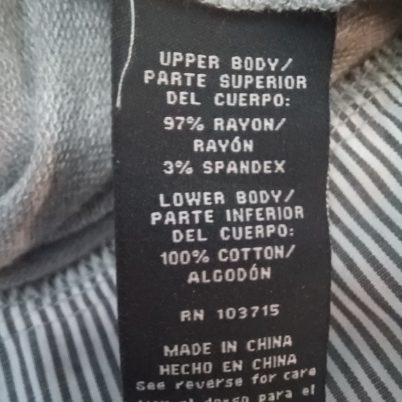 Zac & Rachel Gray Floral Print Layered Look Shirt XL Long Sleeve Collard… - Picture 11 of 14